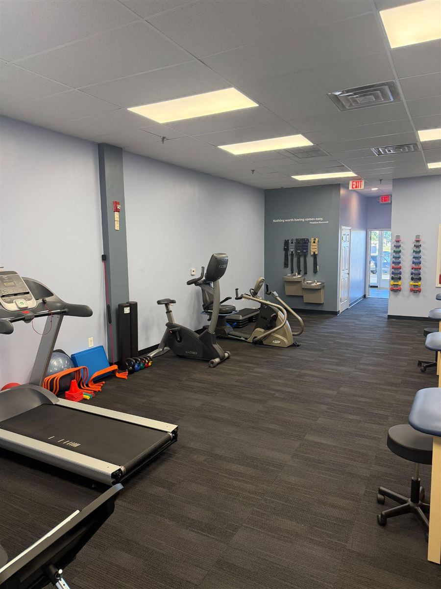 Treadmill and gym space at ProCare Allentown